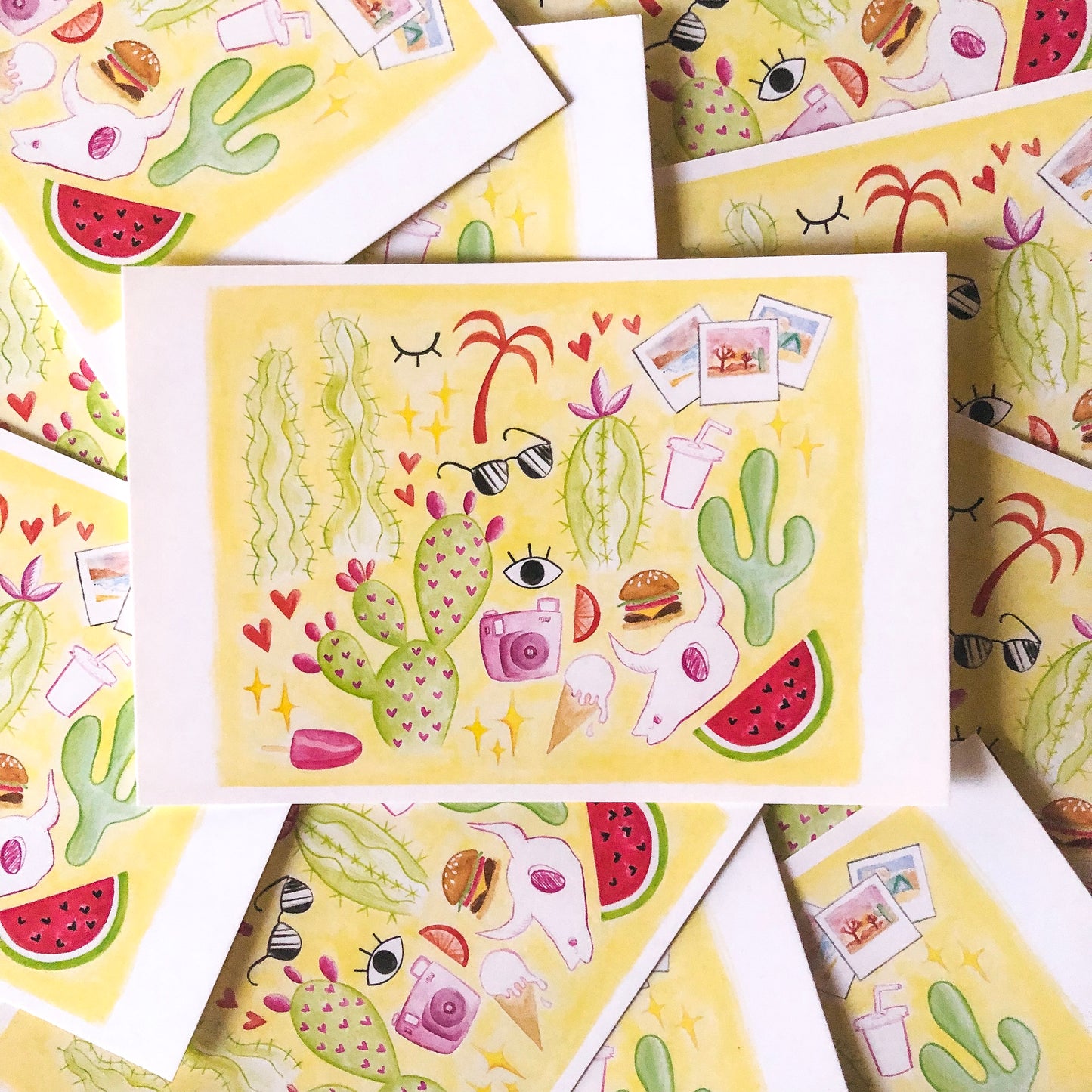 California Cacti Postcard - Set of 5