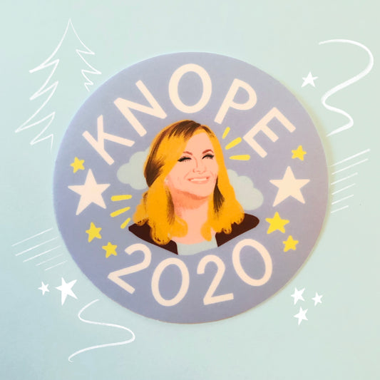 KNOPE 2020 Sticker | Inspired by Leslie Knope from Parks and Recreation