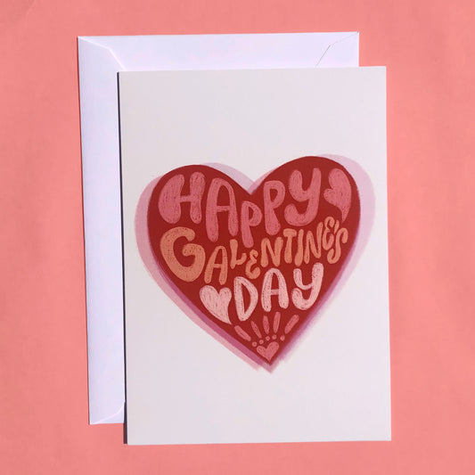 Happy Galentine’s Day Note Card - BLANK INSIDE