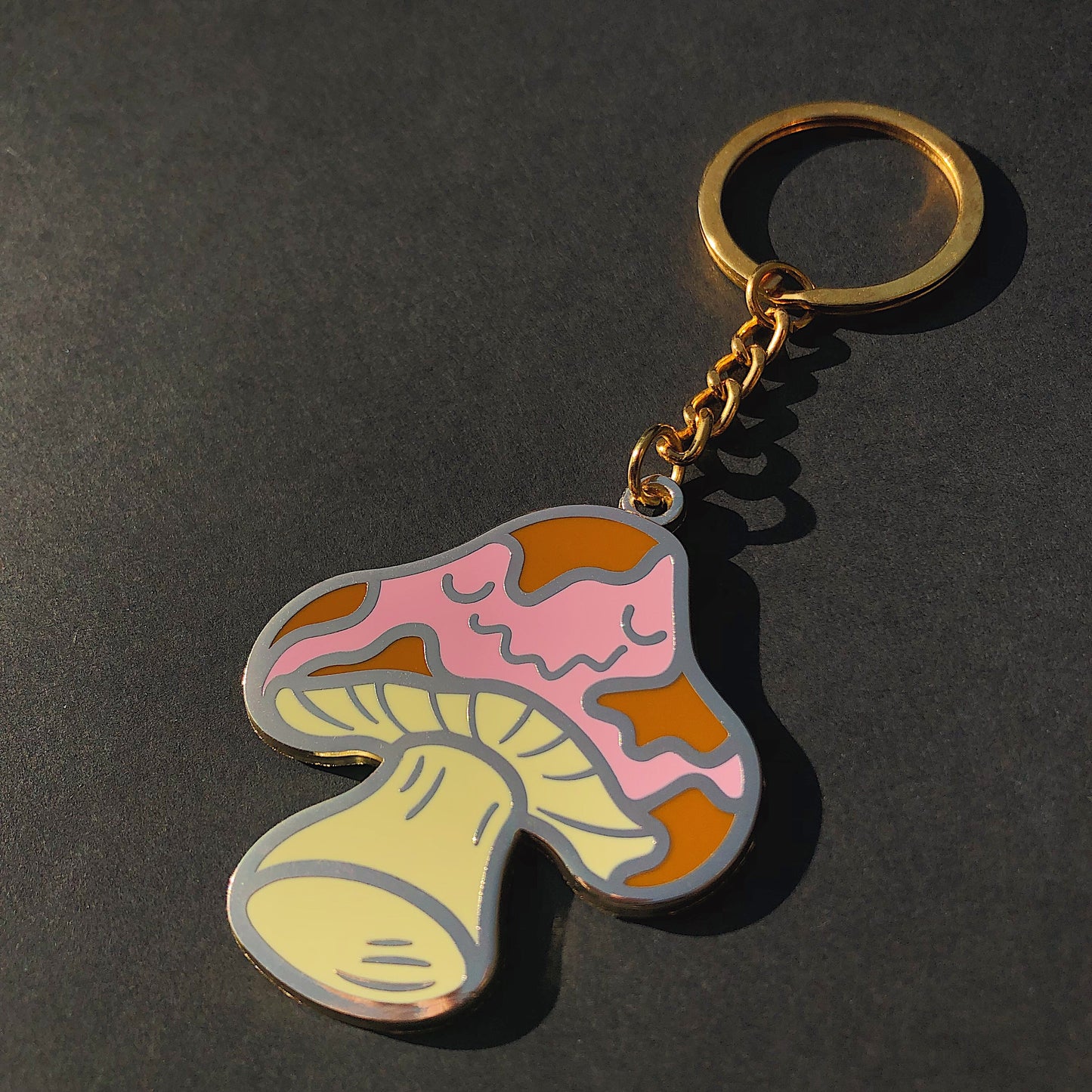 Mushroom Keychain
