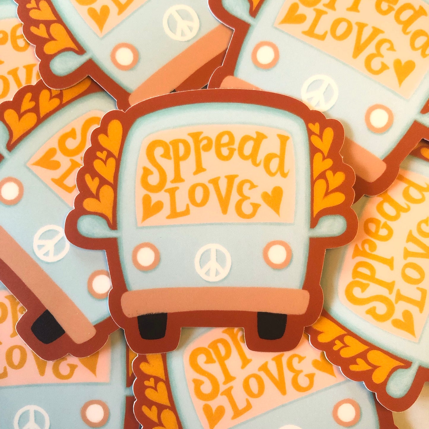 Spread Love Sticker