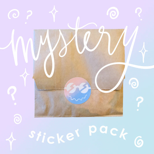 Mystery Pack of Stickers - Set of 5