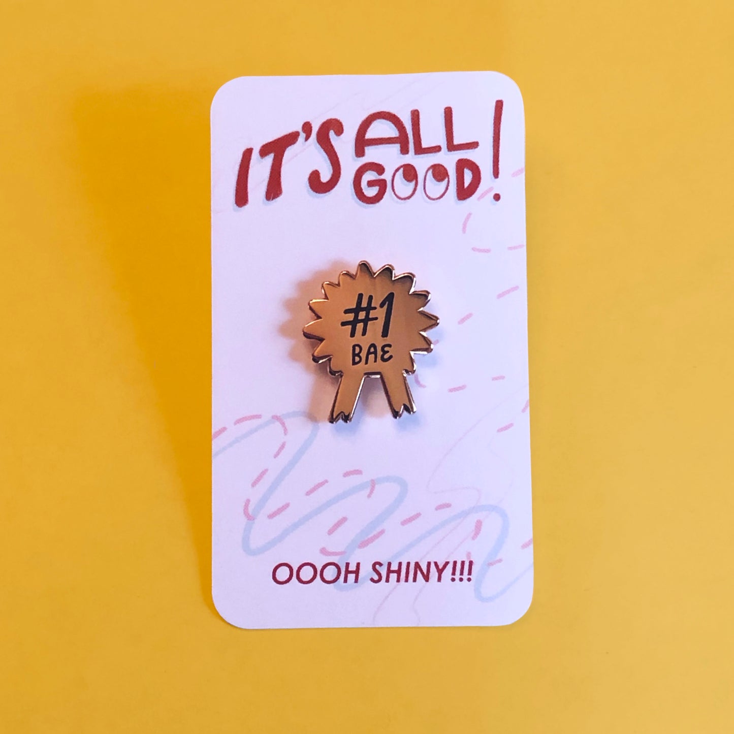 Best Bae Enamel Pin