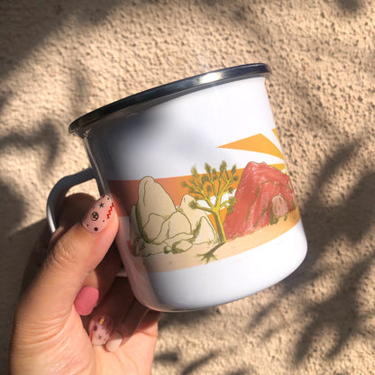 Joshua Tree National Park Inspired Enamel Mug