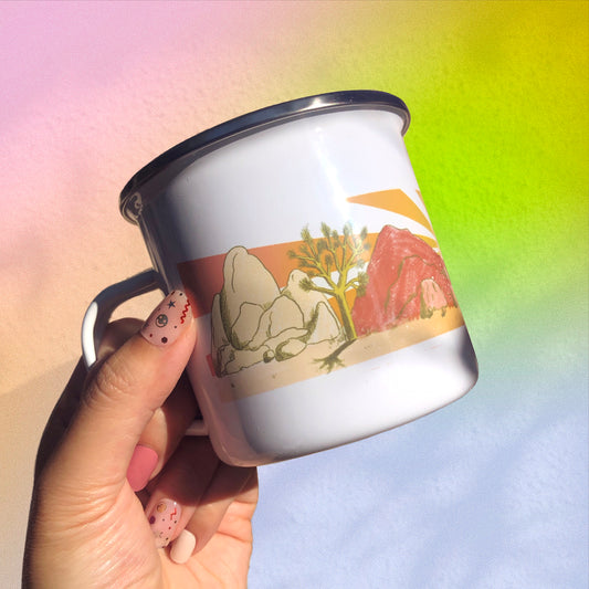 Joshua Tree National Park Inspired Enamel Mug