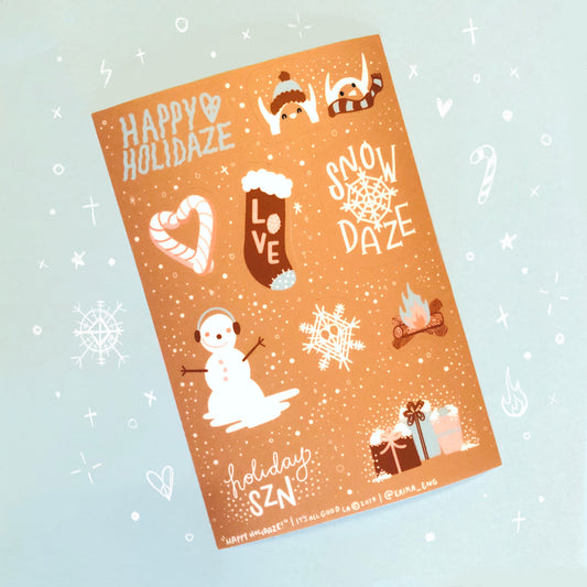 Happy Holidaze Sticker Sheet