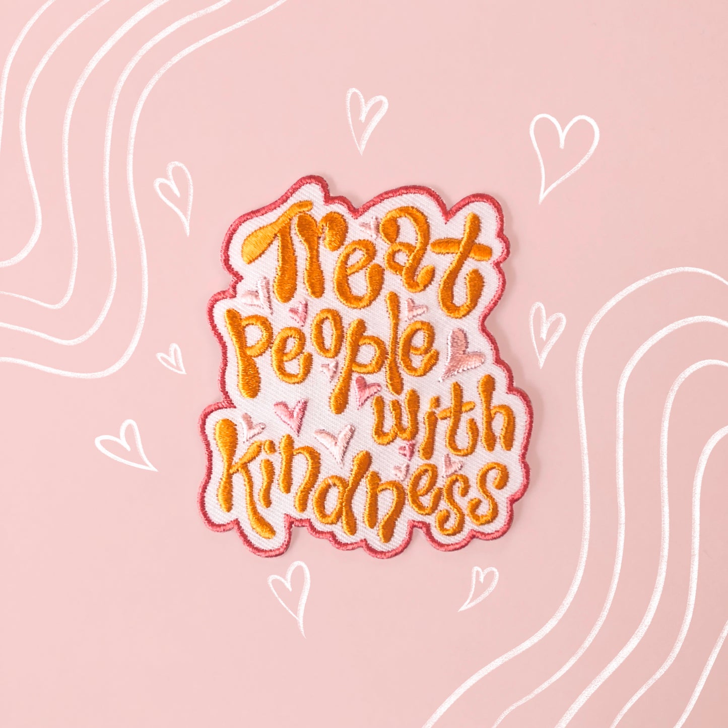 Treat People With Kindness Patch | TPWK Harry Styles Inspired Embroidered Patch