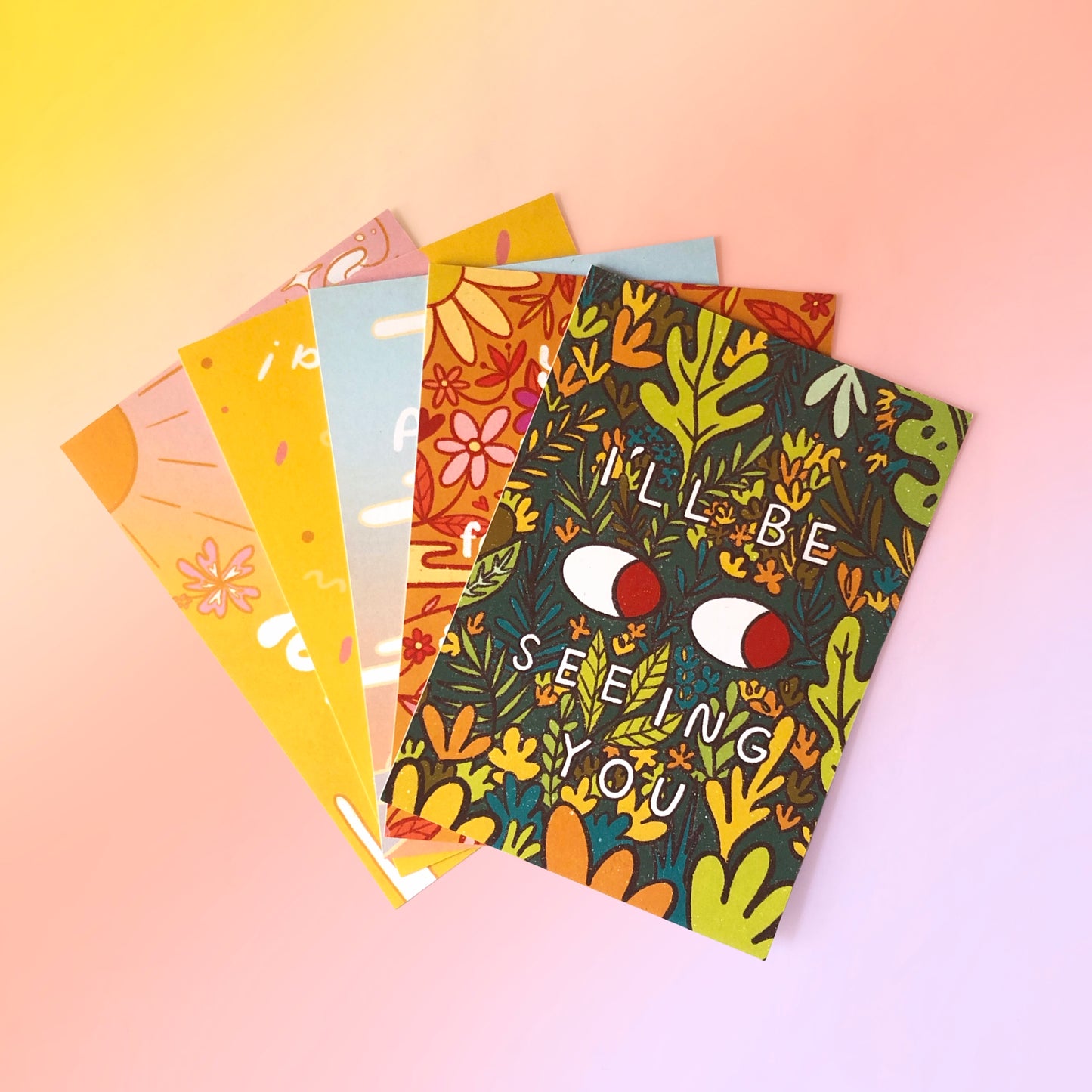 See You Soon Postcards - Set of 5