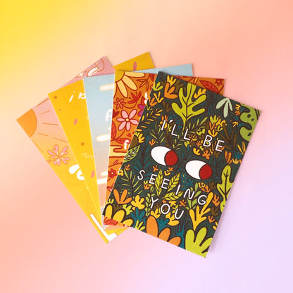 See You Soon Postcards - Set of 5
